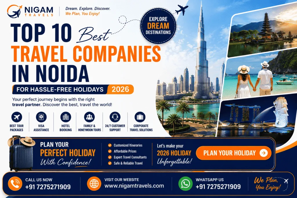 top 10 travel companies in noida