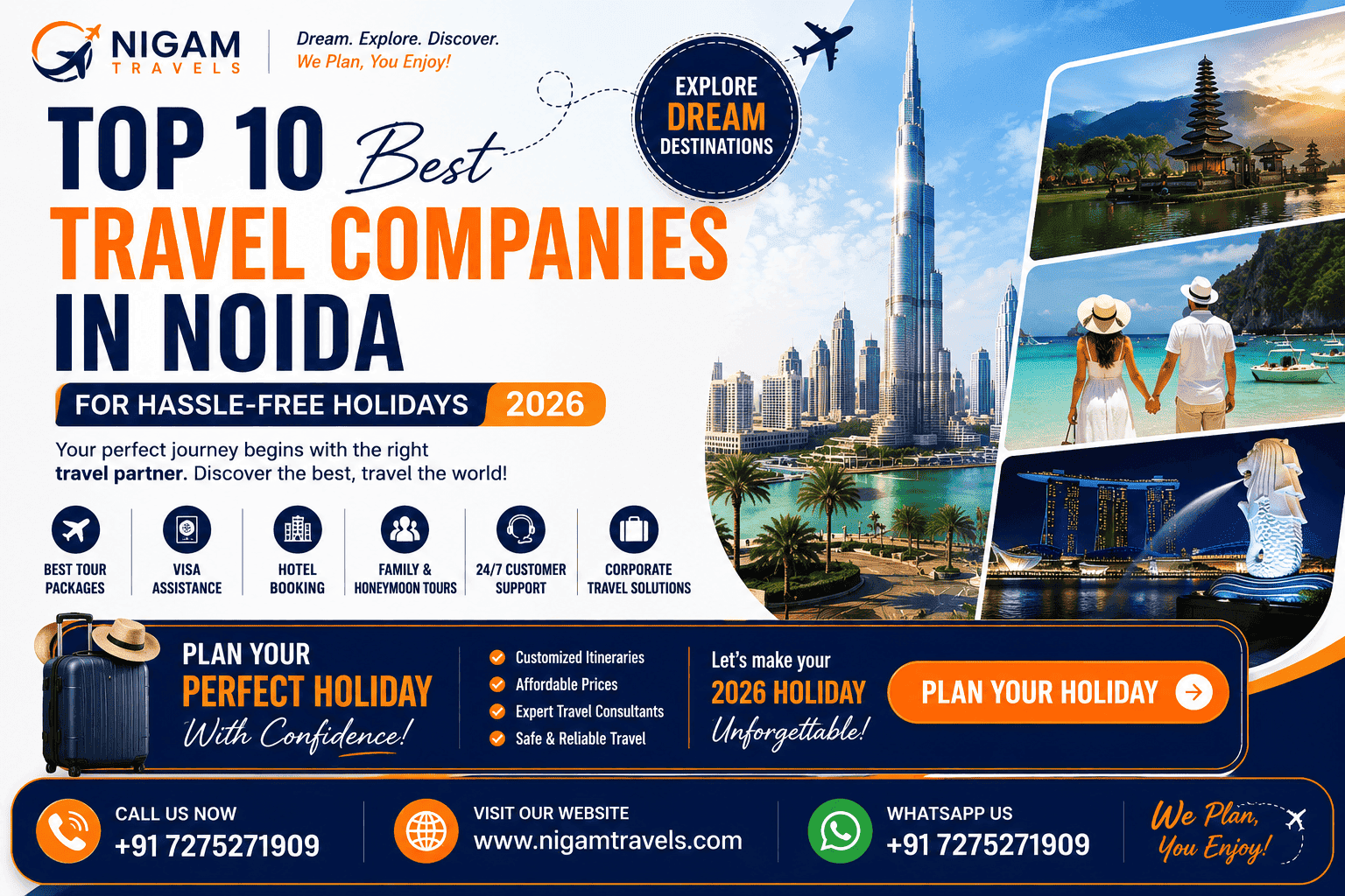 Top 10 Travel Companies in Noida for International & Domestic Tours (2026)
